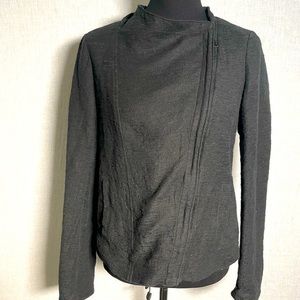 VINCE‎ Womens Black Jacket- Zip Up- Medium